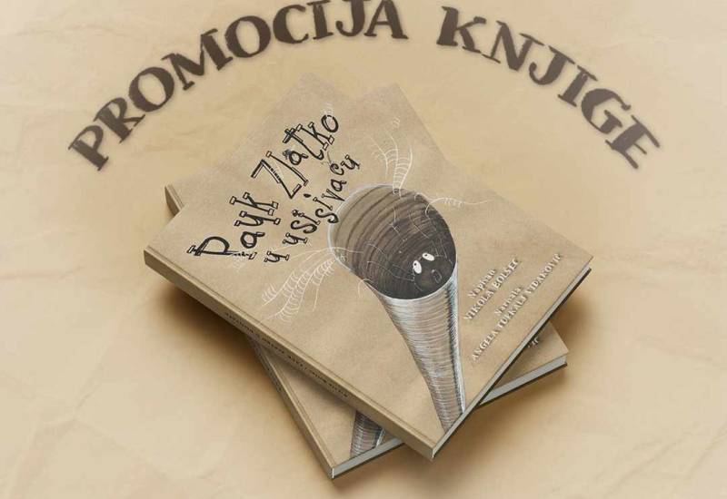 U petak 15. prosinca promocija slikovnice ''Pauk Zlatko u usisivaču''