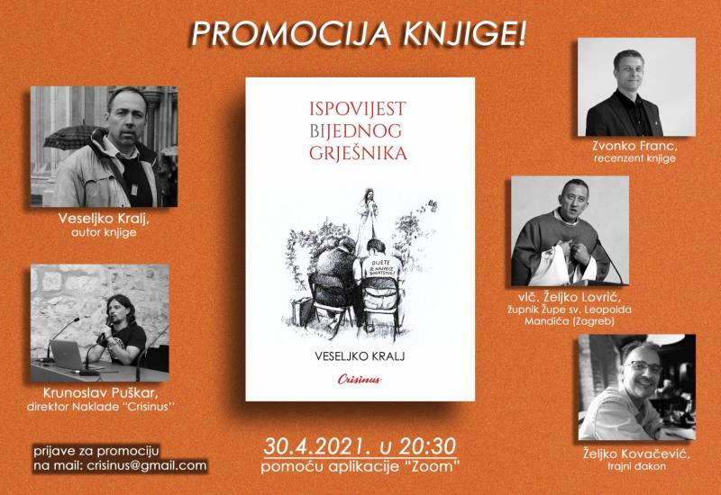 Održana promocija knjige „Ispovijest bijednog grješnika“ Veseljka Kralja